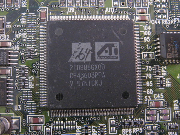 ATI MACH64GX Graphics Pro Turbo PCI Video card 2MB - Image 2