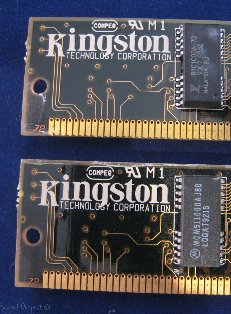 KTC4000N Kingston 4MB 72pin 70Ns FastPage RAM