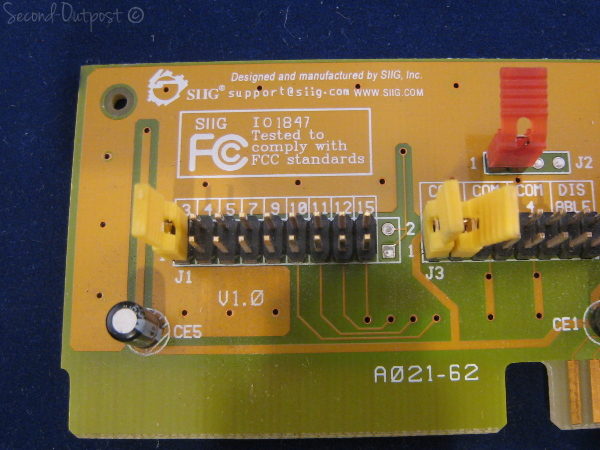 SIIG-IO1847 Serial Card 8bit Single Port - Image 3