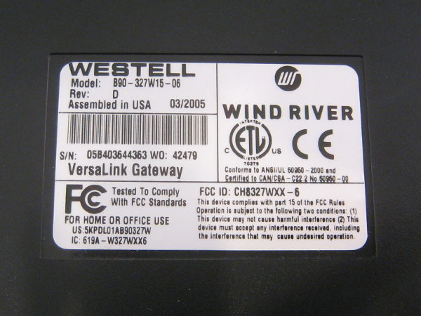 Westell-327W