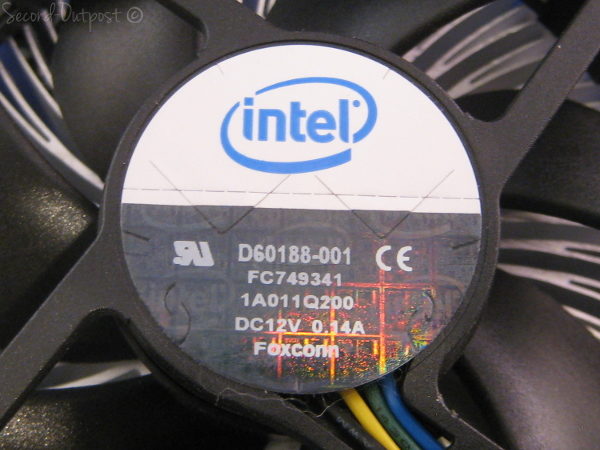 Ventirad Processeur Intel D60188-001 Socket LGA 775 4-Pin