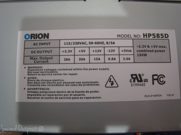 HEC Orion HP 585D
