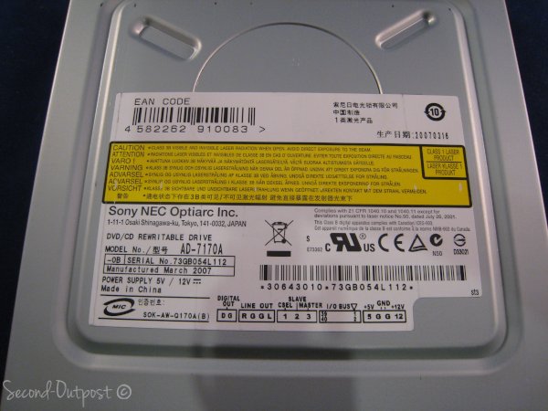 Sony NEC Optiarc AD7170A - DVD±RW CD/DVD drive - IDE Series