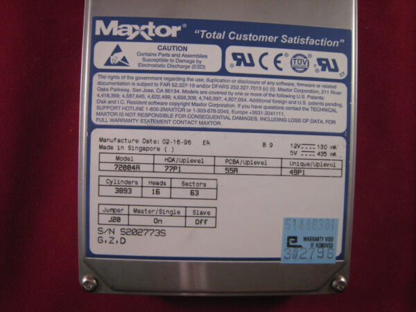 Maxtor 7000 Series 72004A