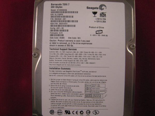 Seagate ST3200822A