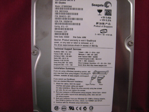 Seagate ST380023AS