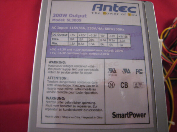 Antec SL300S Smart Power 300-Watts